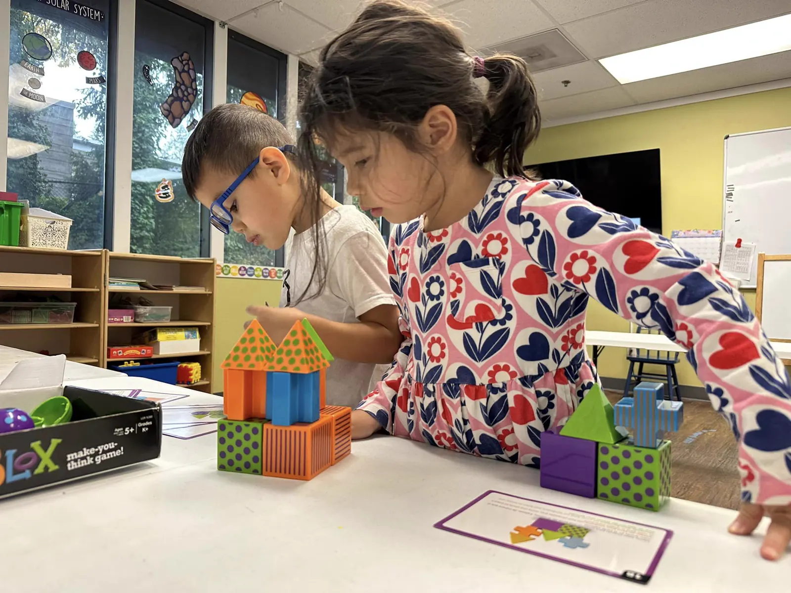 APLS Pre-K class working together