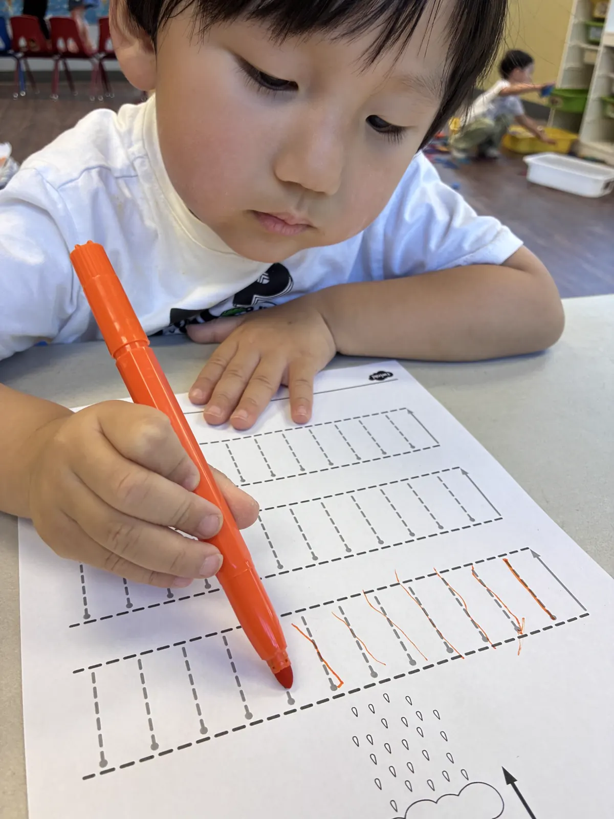 APLS student focused on reading and study time