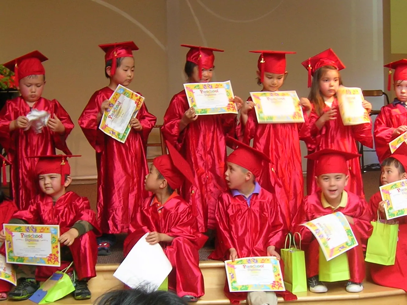 APLS students at their graduation ceremony